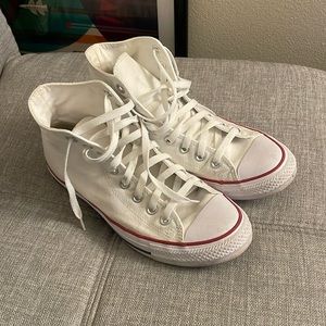 White high top converse